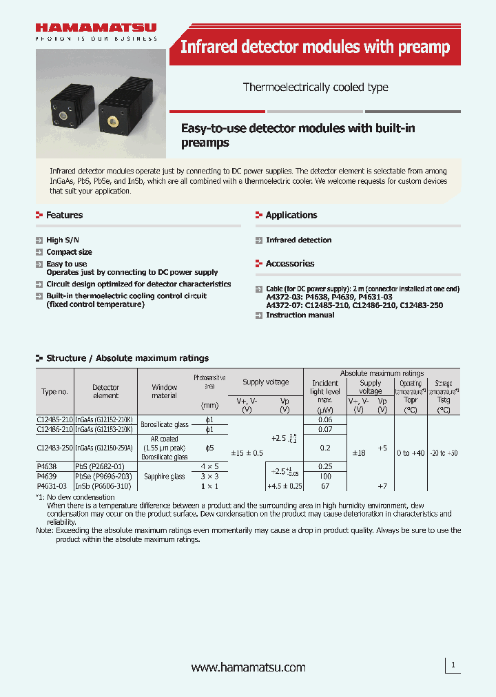 C12485-210-15_8605504.PDF Datasheet Download --- IC-ON-LINE
