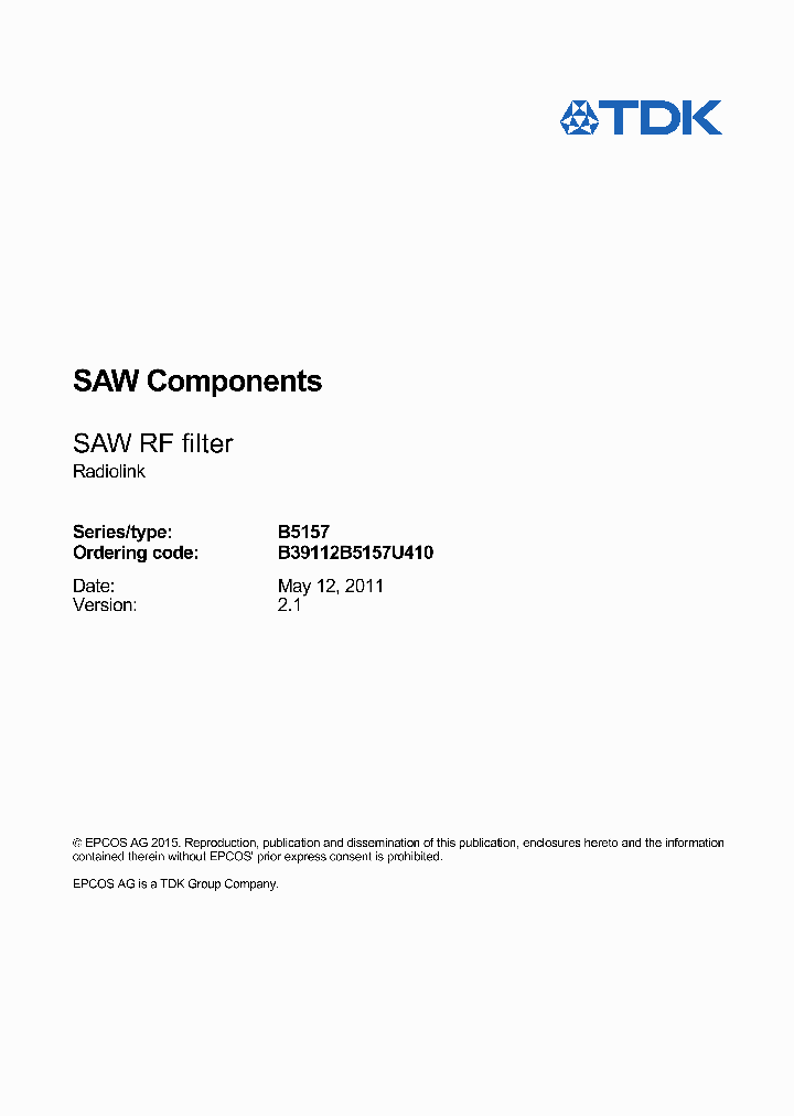 B39112B5157U410_8606781.PDF Datasheet