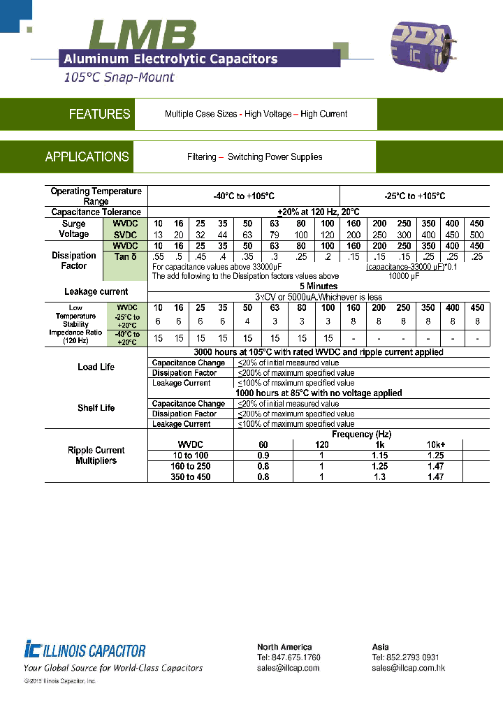 337LMB250M2BE_8609692.PDF Datasheet