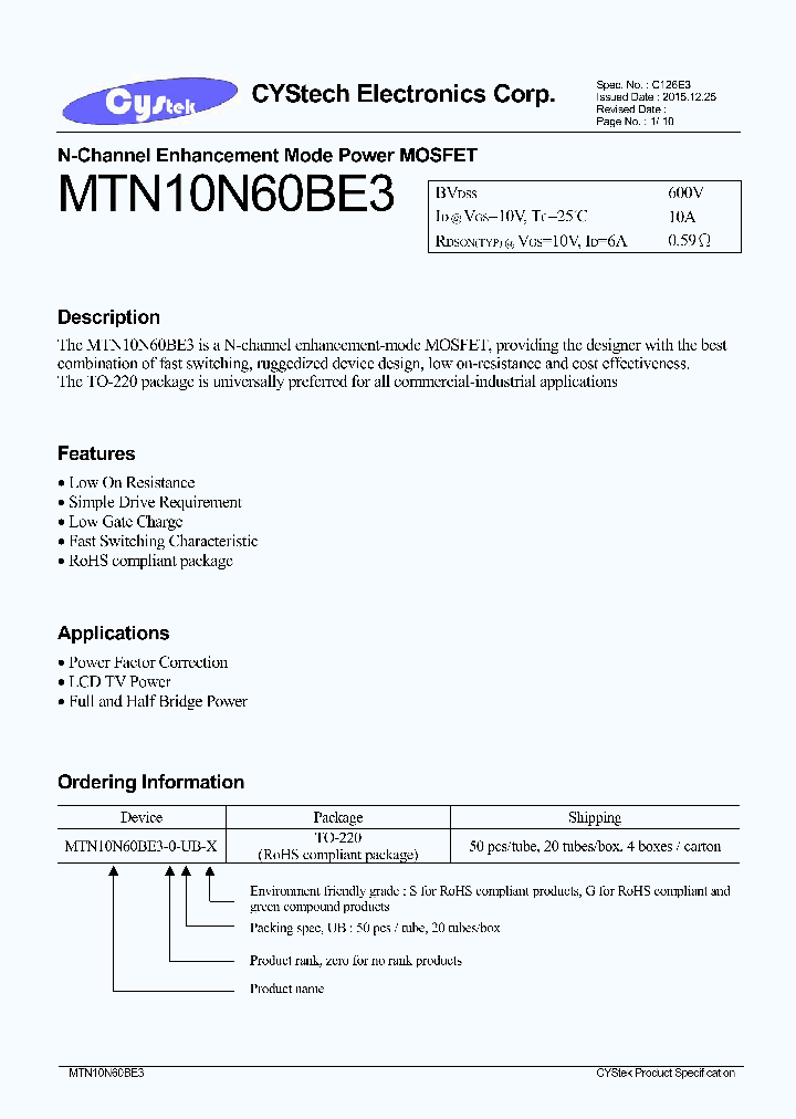 MTN10N60BE3-0-UB-X_8622019.PDF Datasheet