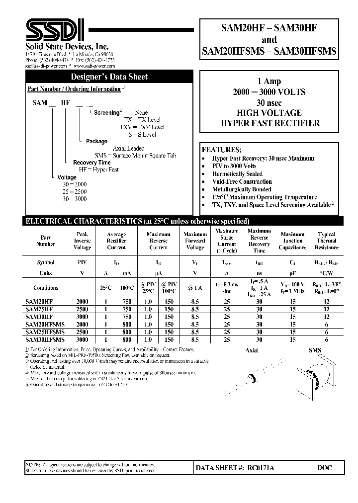 SAM20HFSMSTXV_8623503.PDF Datasheet