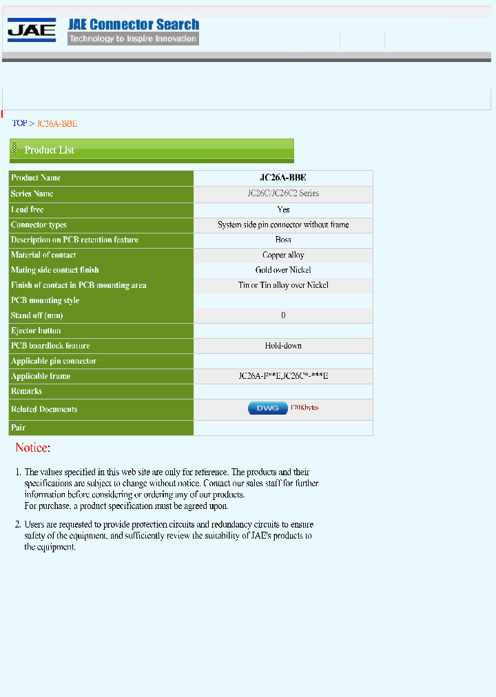 JC26A-BBE_8626052.PDF Datasheet