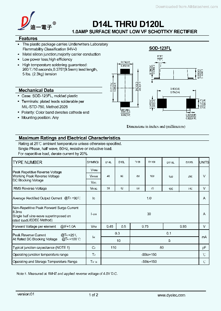 D110L_8629630.PDF Datasheet Download --- IC-ON-LINE