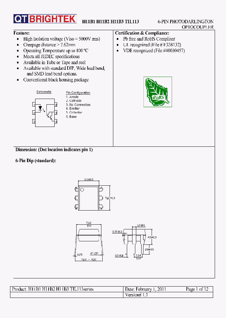 H11B1_8631267.PDF Datasheet