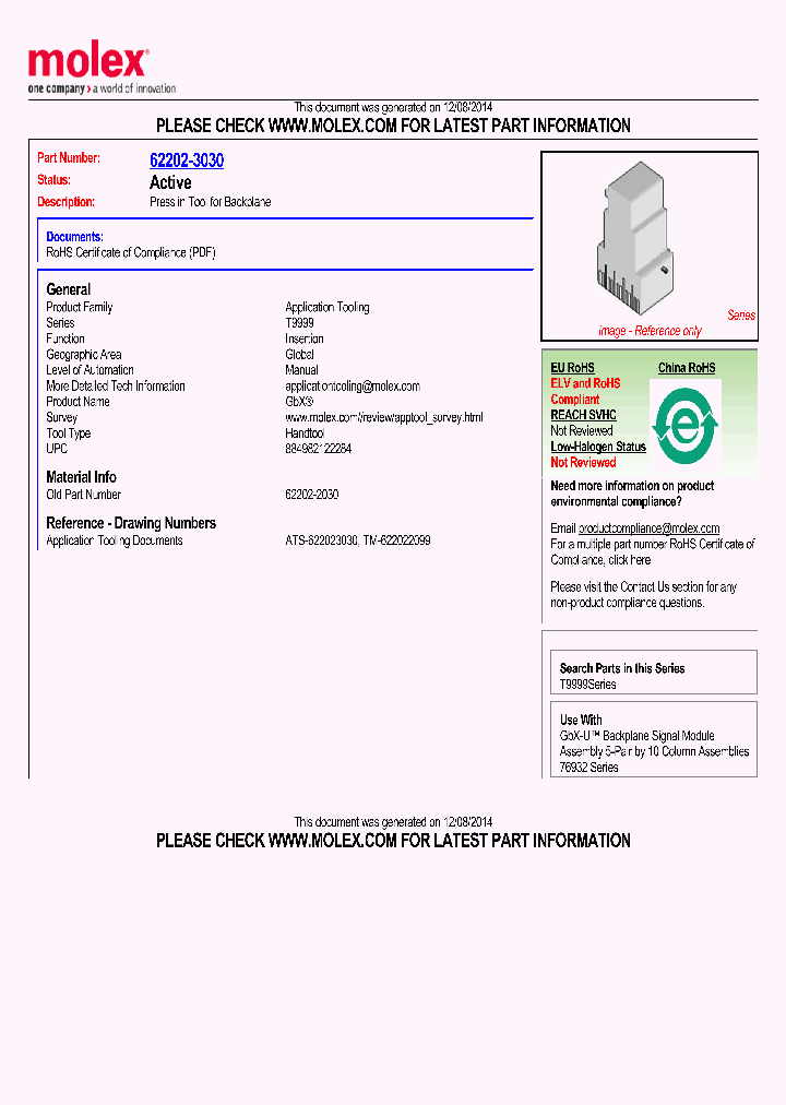62202-3030_8638602.PDF Datasheet Download --- IC-ON-LINE