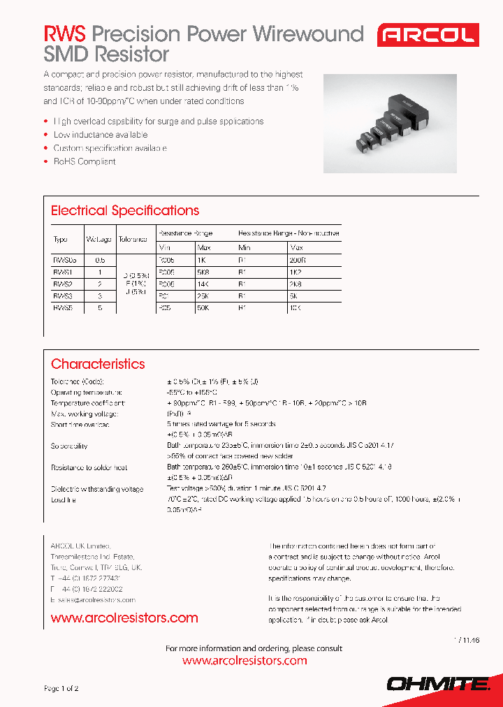 RWS_8647708.PDF Datasheet