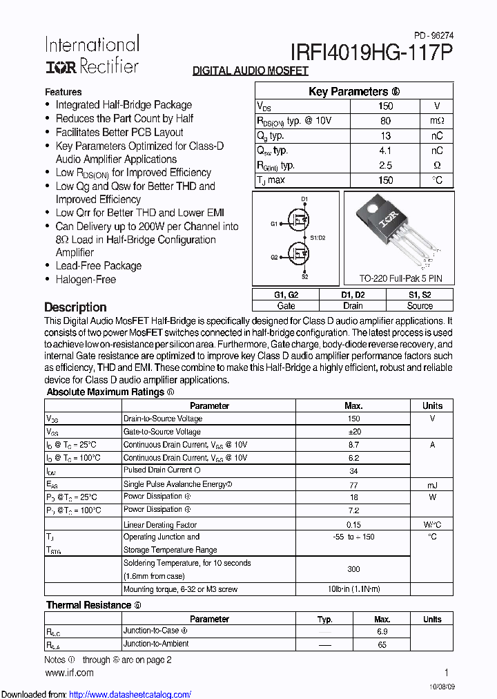 IRFI4019HG-117P_8650436.PDF Datasheet