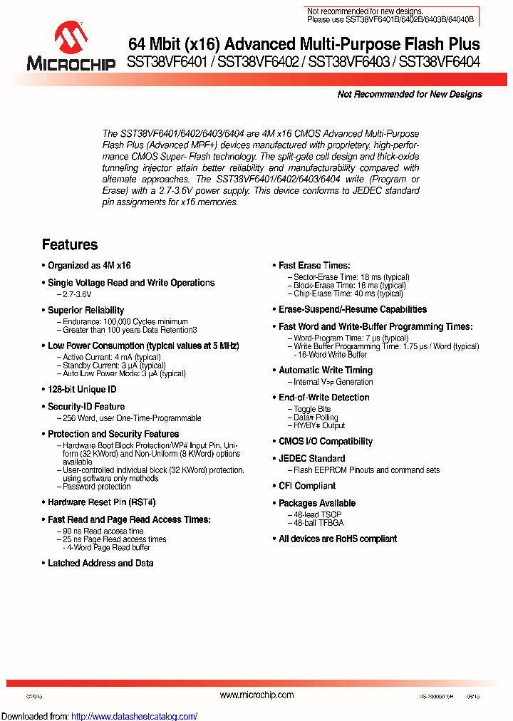 SST38VF6402-90-5I-B3KE-T_8651095.PDF Datasheet