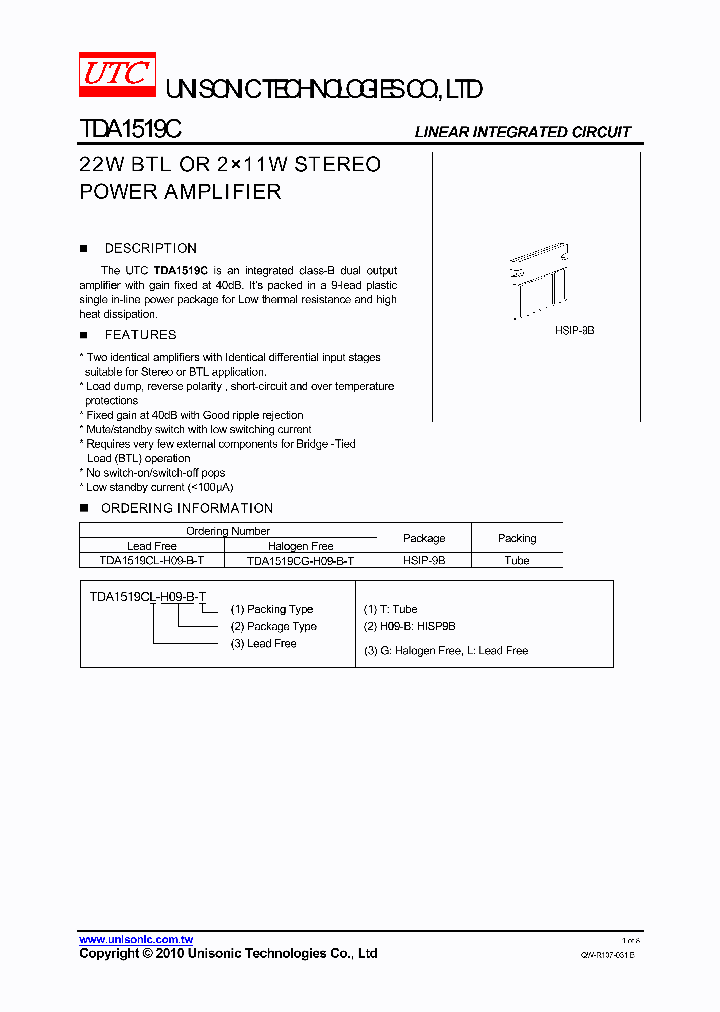 TDA1519CL-H09-B-T_8651991.PDF Datasheet