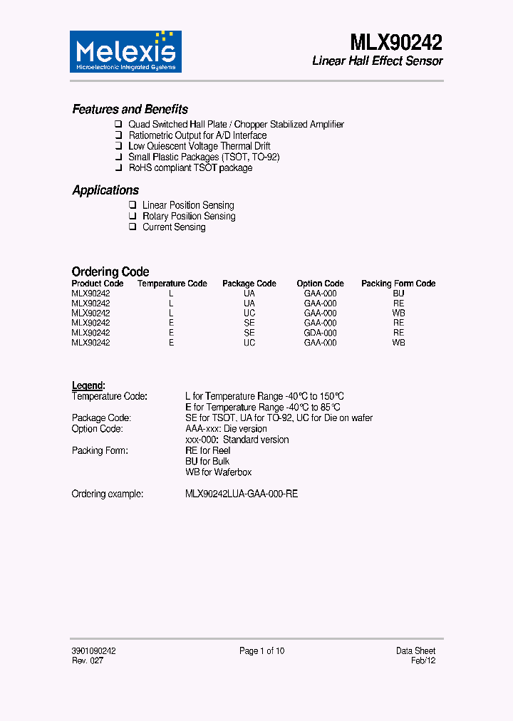 MLX90242EUCGAA-000WB_8663354.PDF Datasheet