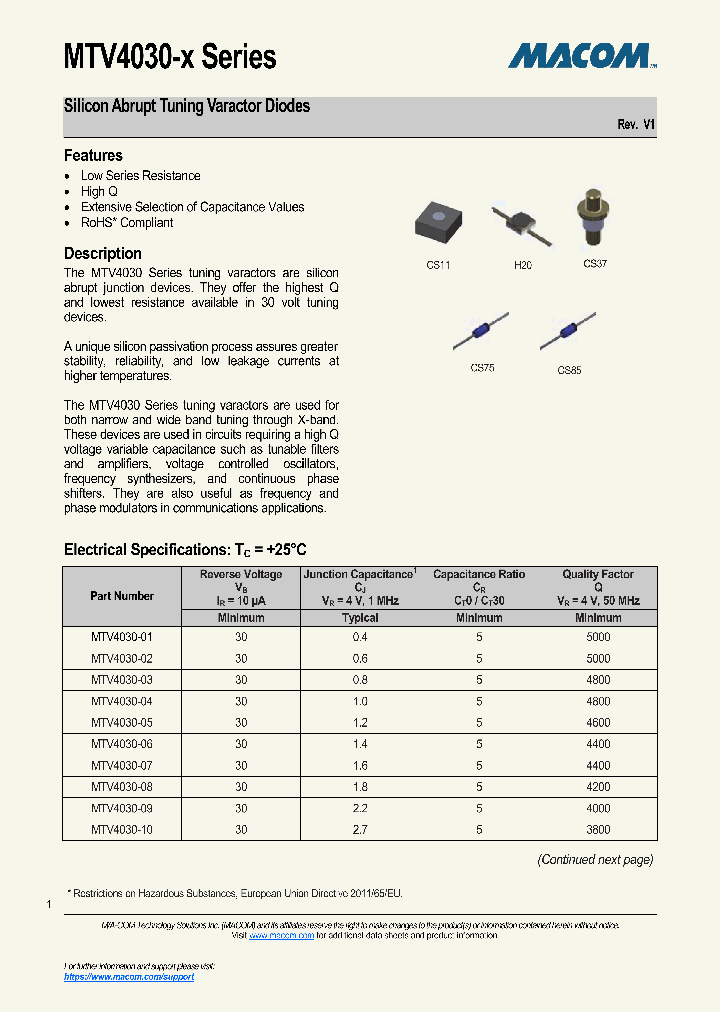 MTV4030-09_8668850.PDF Datasheet Download --- IC-ON-LINE