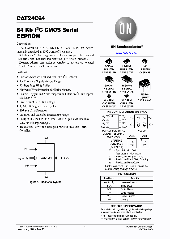 CAT24C64USI-T3_8670228.PDF Datasheet