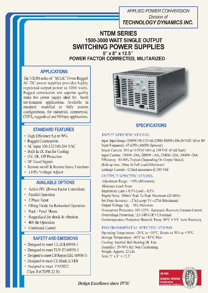 NTDM-15-100_8671858.PDF Datasheet Download --- IC-ON-LINE