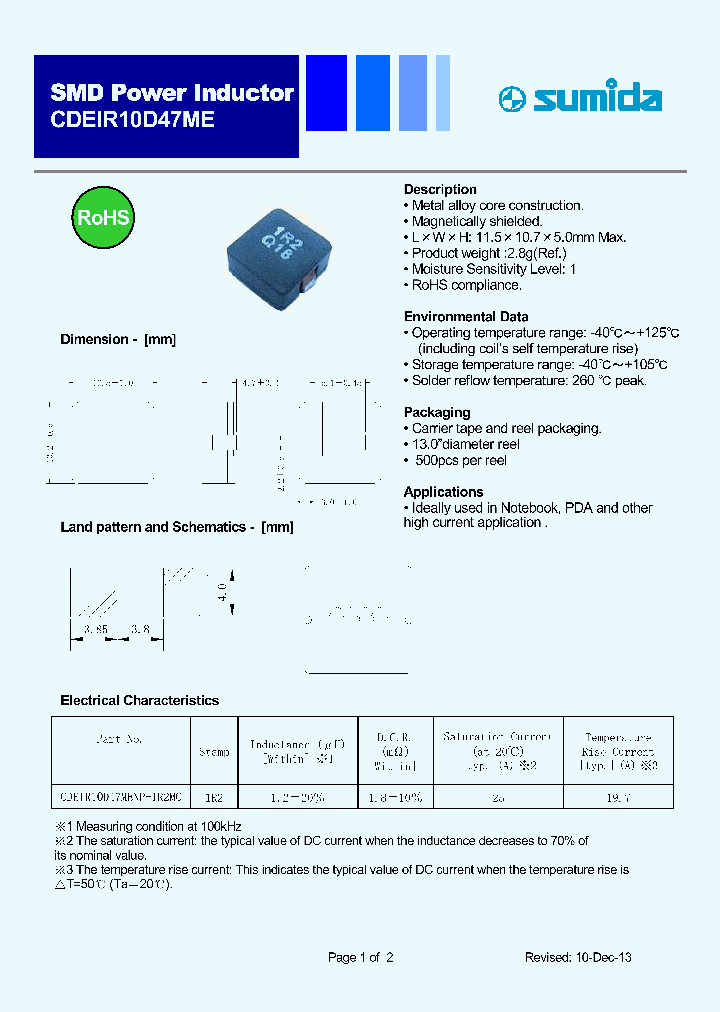 CDEIR10D47ME_8672459.PDF Datasheet