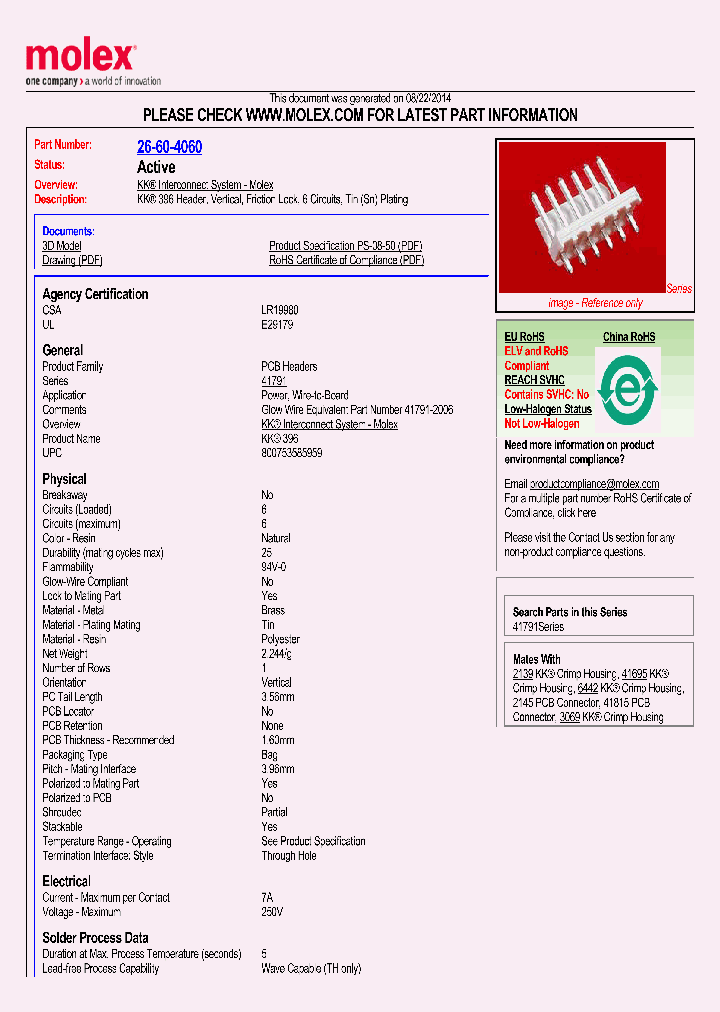 41791-0006_8673417.PDF Datasheet