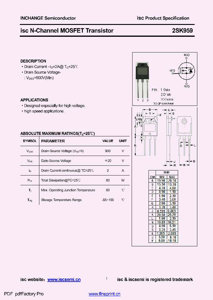 2SK959_8683703.PDF Datasheet