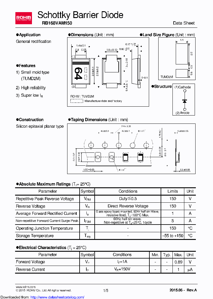 RB168VAM150_8684300.PDF Datasheet