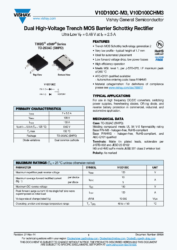 V10D100CHM3_8691347.PDF Datasheet