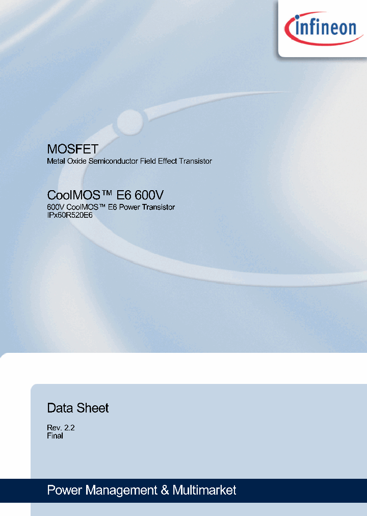 IPA60R520E6_8698258.PDF Datasheet
