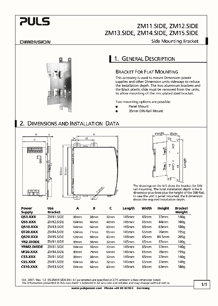 ZM11SIDE_8701283.PDF Datasheet