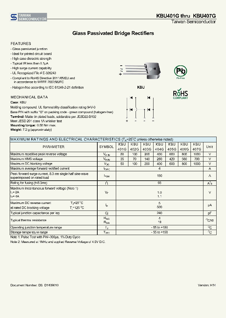 KBU401G_8702087.PDF Datasheet