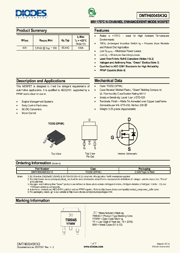 DMTH6004SK3Q_8705943.PDF Datasheet