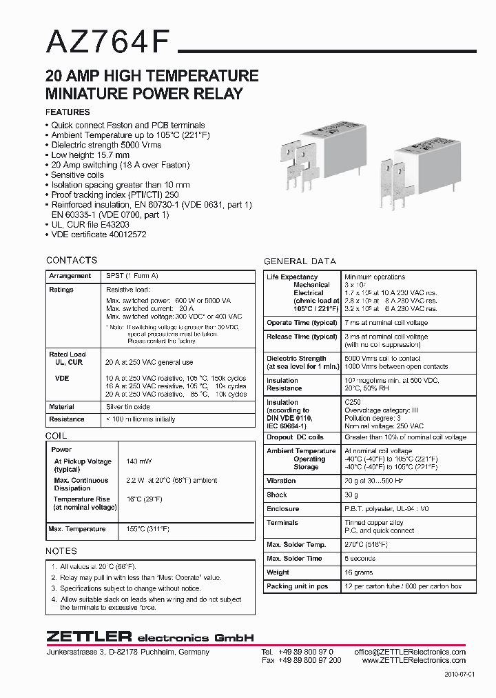 AZ764FH-1AE-10DS_8708226.PDF Datasheet