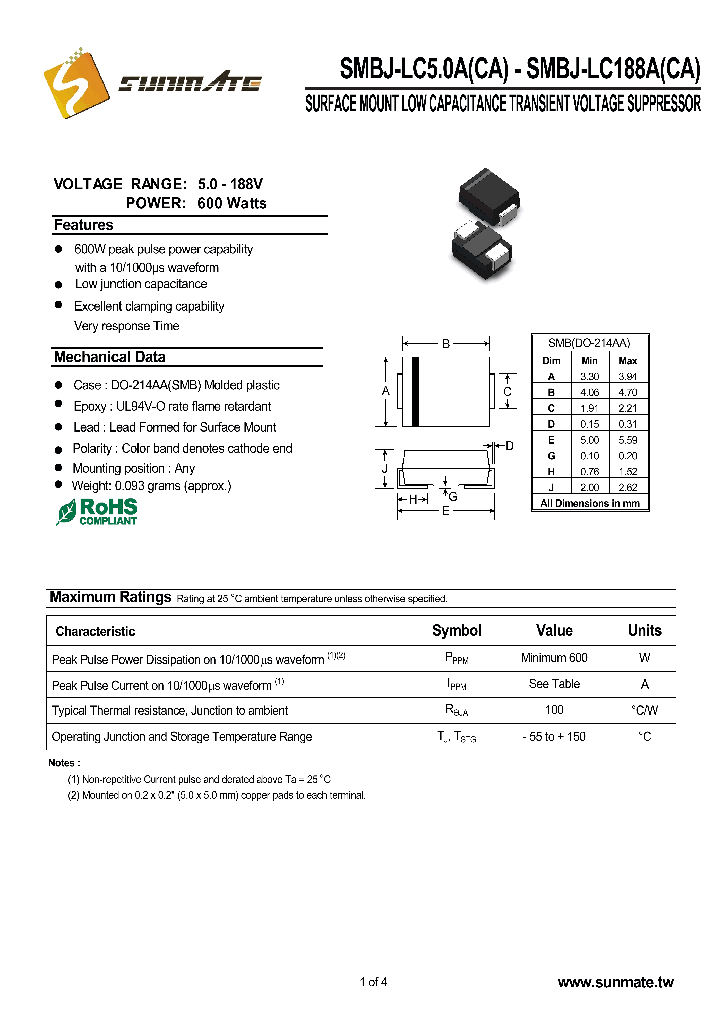 SMBJ-LC100A_8708606.PDF Datasheet