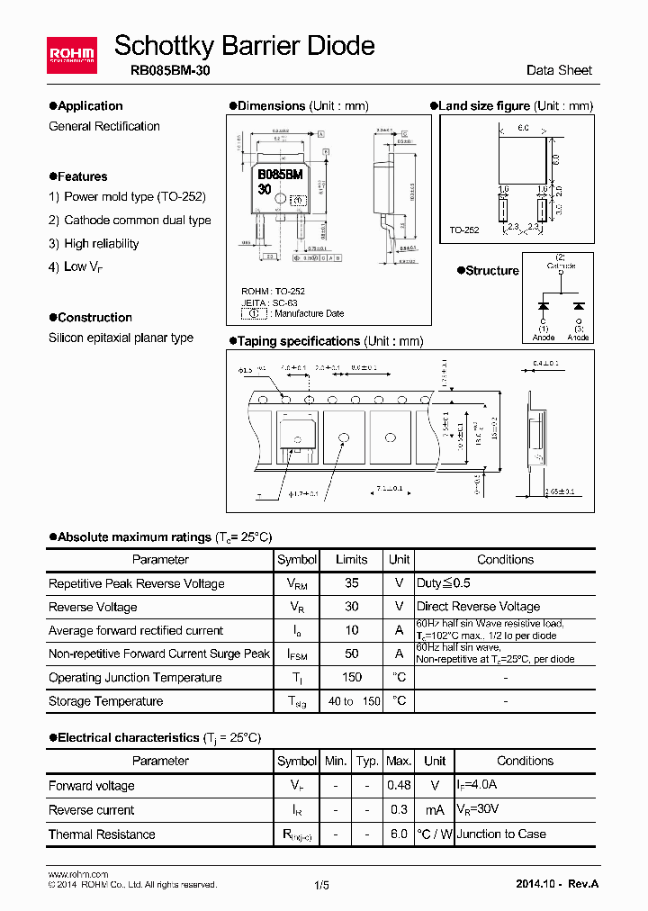 RB085BM-30_8709028.PDF Datasheet