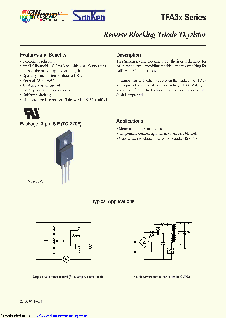TFA37S_8708970.PDF Datasheet Download --- IC-ON-LINE