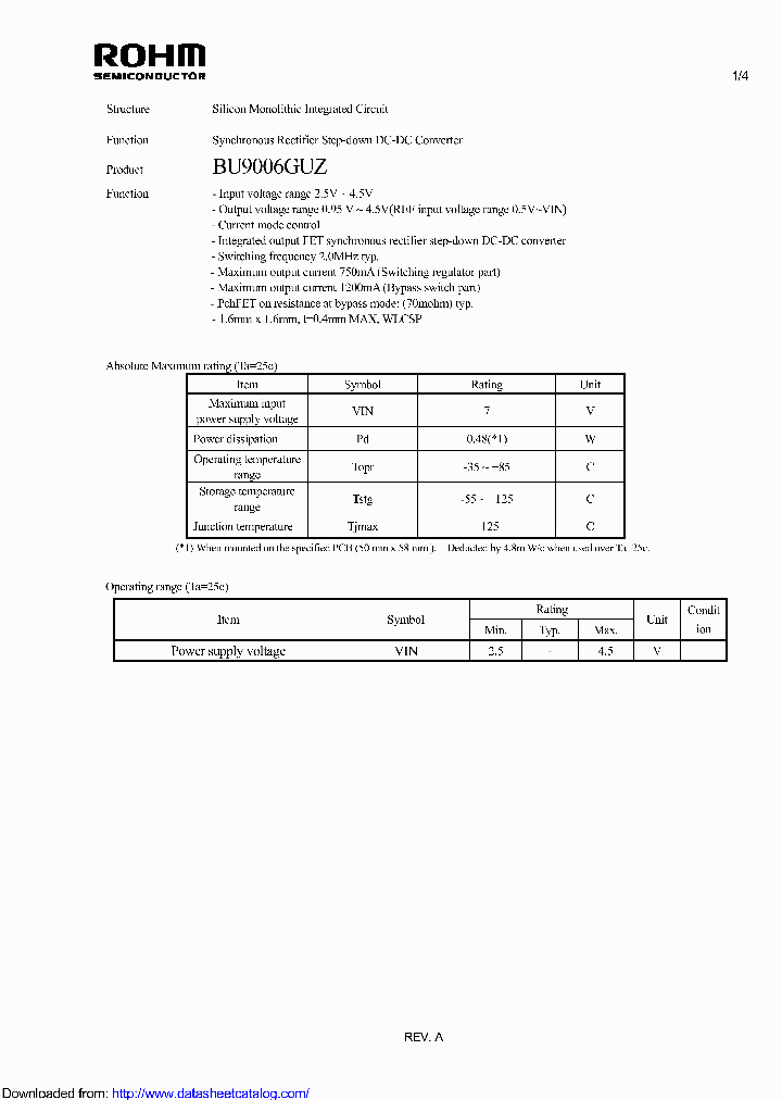 BU9006GUZ-E2_8713391.PDF Datasheet