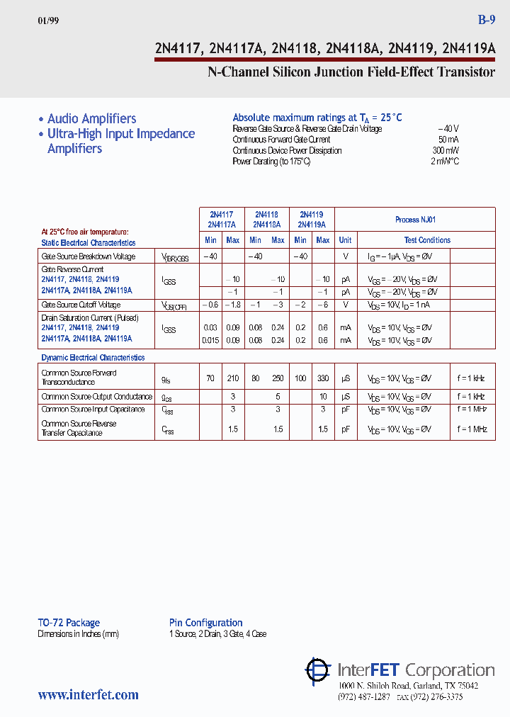 2N4117_8714302.PDF Datasheet