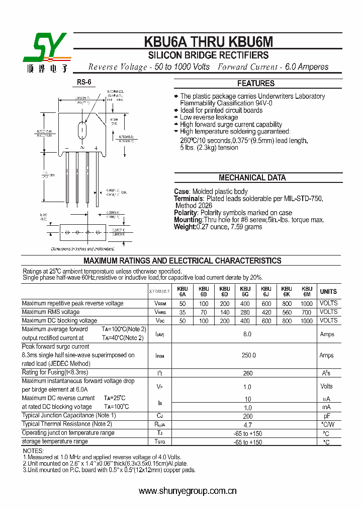 KBU6M_8717981.PDF Datasheet