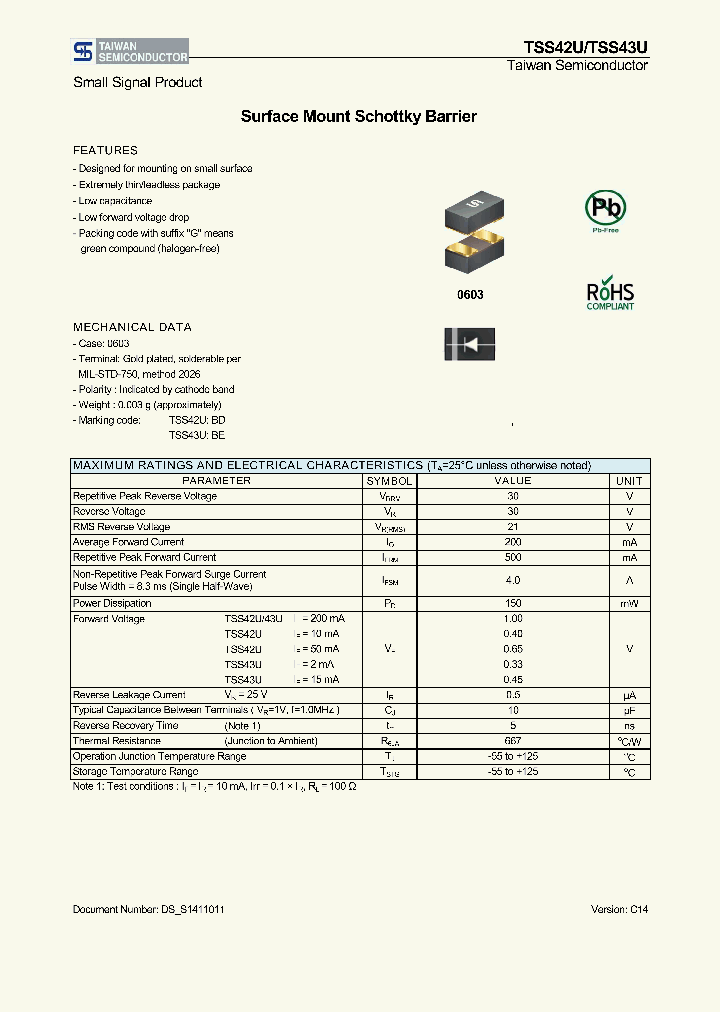 TSS42U_8727715.PDF Datasheet