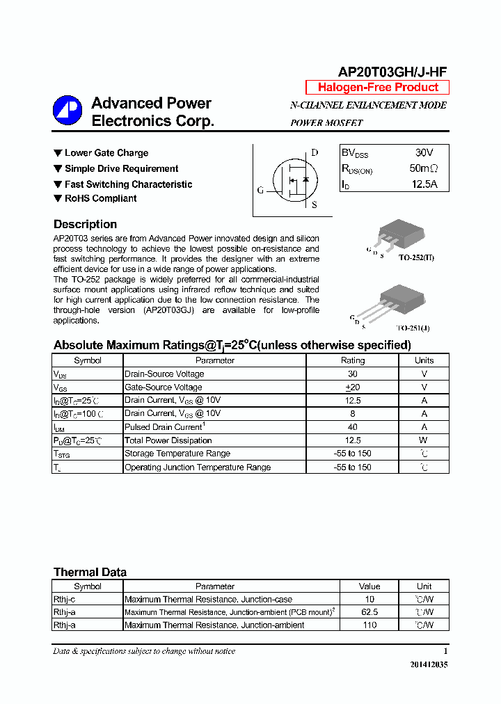 AP20T03GJ-HF_8737497.PDF Datasheet