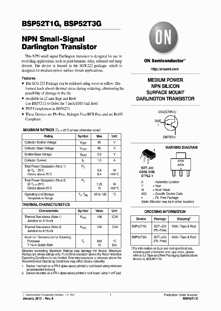 BSP52T1G-12_8743154.PDF Datasheet