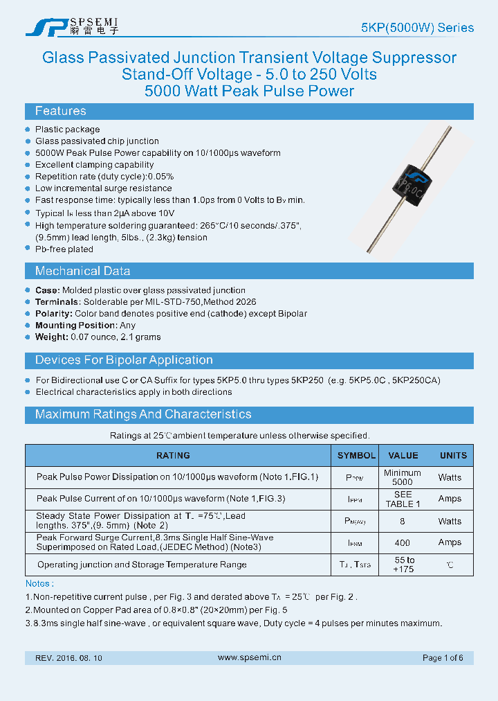 TVS-5KP_8751054.PDF Datasheet