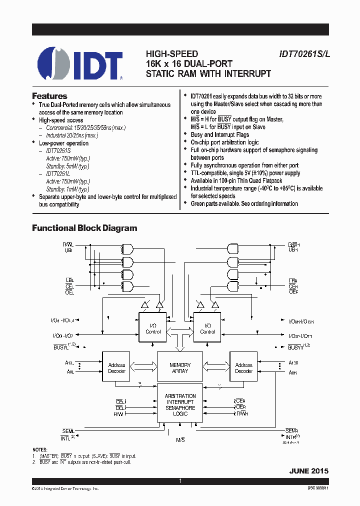 70261L15PFG_8758806.PDF Datasheet