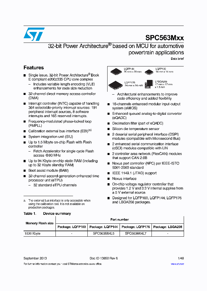 SPC563M64L5_8779030.PDF Datasheet