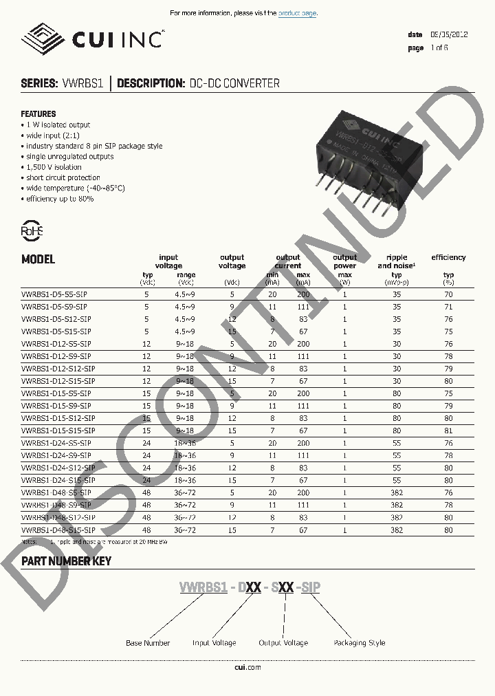 VWRBS1-D12-S9-SIP_8788810.PDF Datasheet