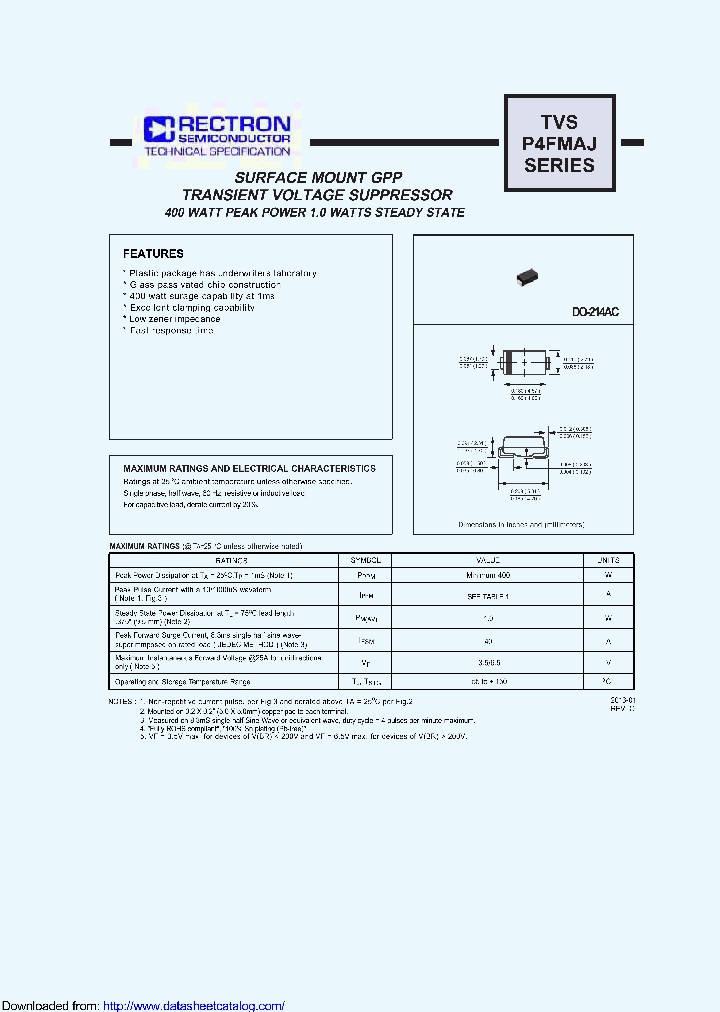 P4FMAJ91C_8790449.PDF Datasheet