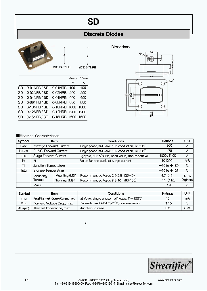 SD300_8799023.PDF Datasheet Download --- IC-ON-LINE