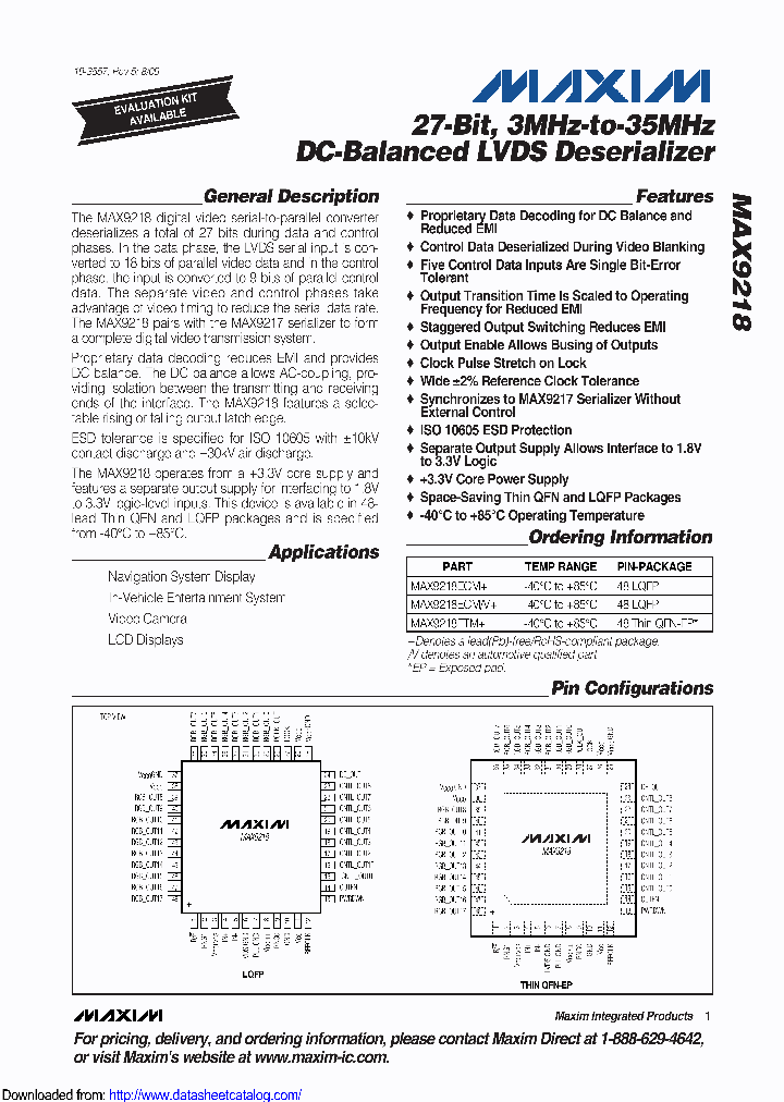 MAX9218ECMVTGB_8801468.PDF Datasheet