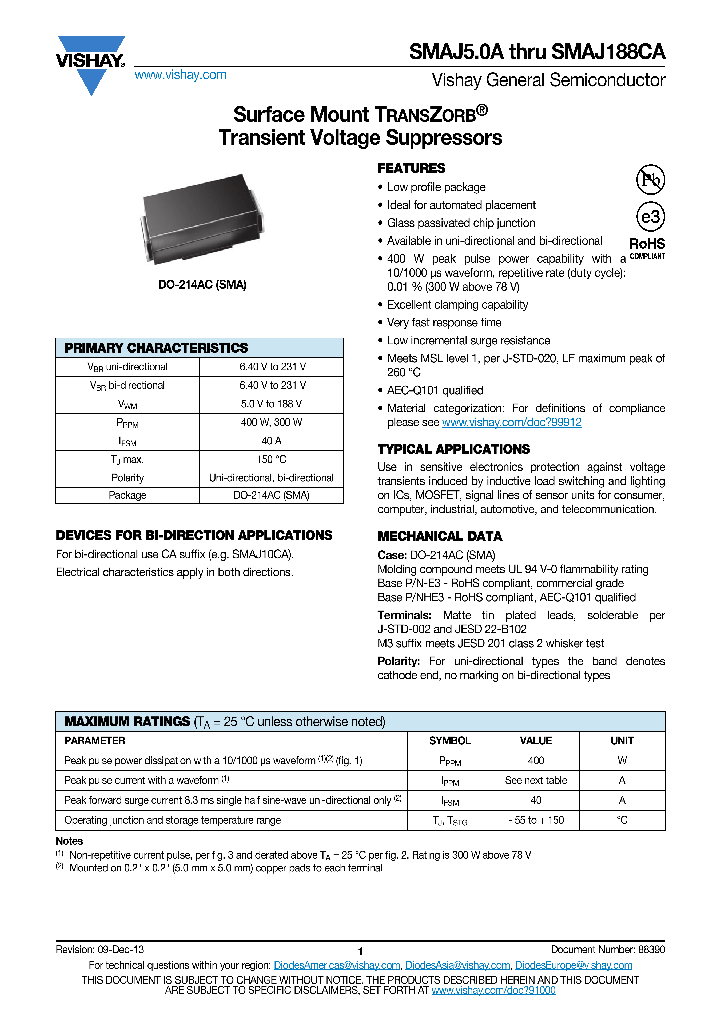 SMAJ36AHE3_8808500.PDF Datasheet