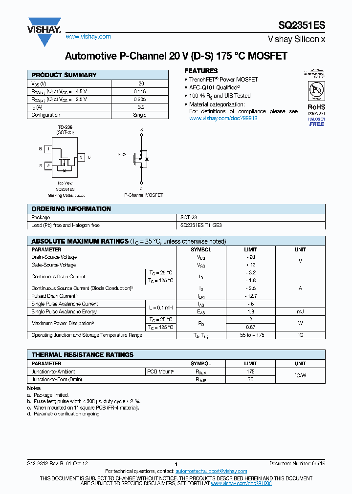 SQ2318AES_8811905.PDF Datasheet