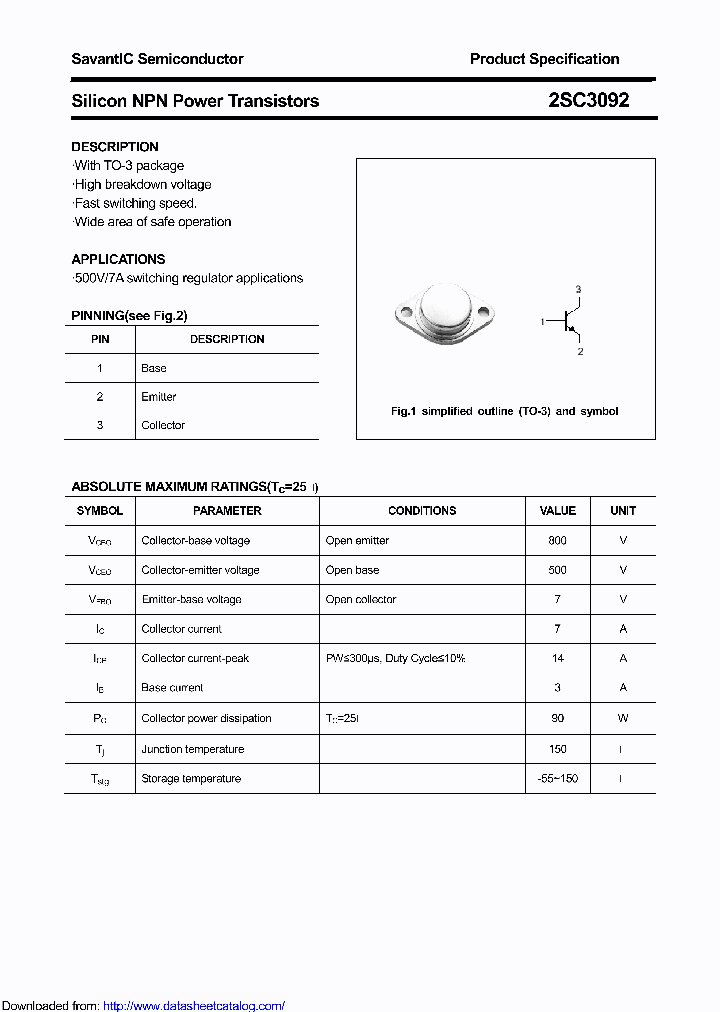 2SC3092_8819064.PDF Datasheet