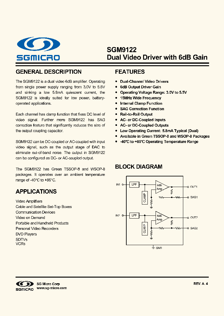 SGM9122YWS8TR_8825120.PDF Datasheet