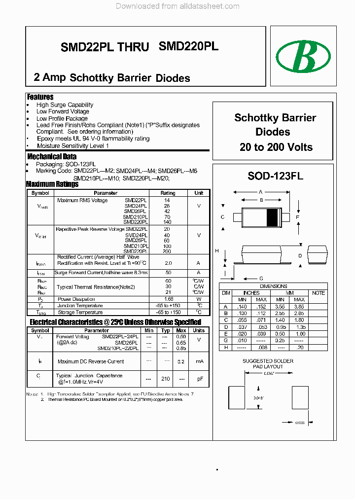 SMD26PL-2A-SOD-123FL_8829256.PDF Datasheet