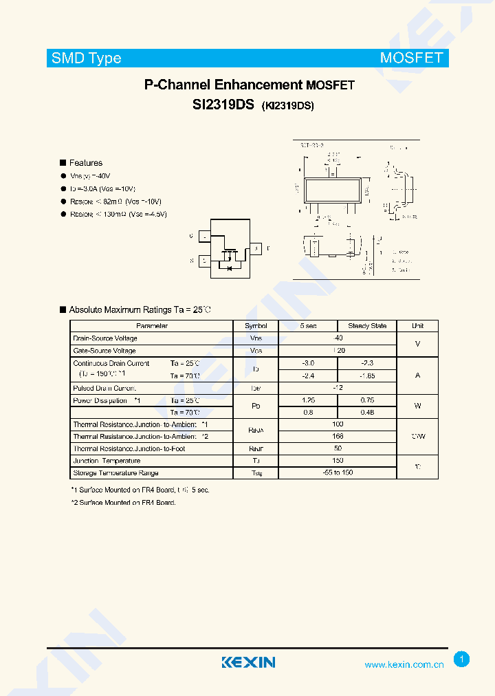 SI2319DS-3_8830060.PDF Datasheet