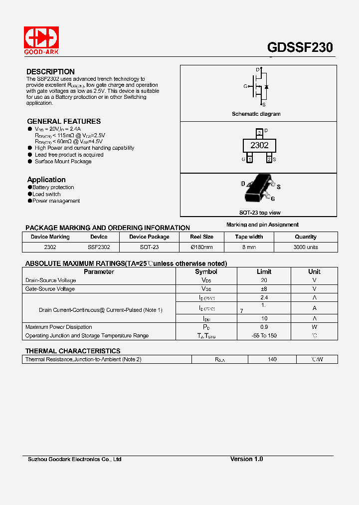 GDSSF230_8830592.PDF Datasheet